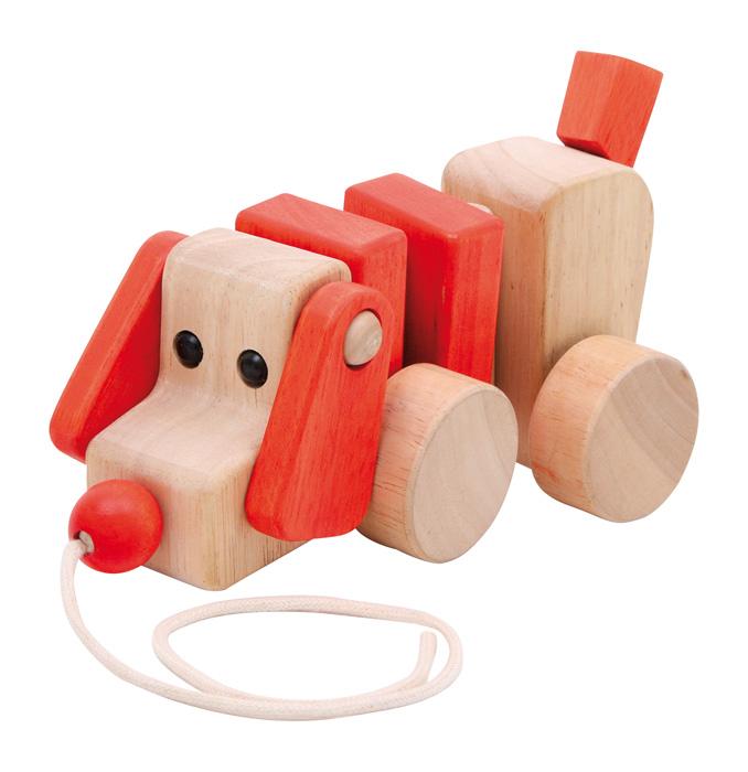 Houten duw en trekfiguren Elly's Speelgoedkraam