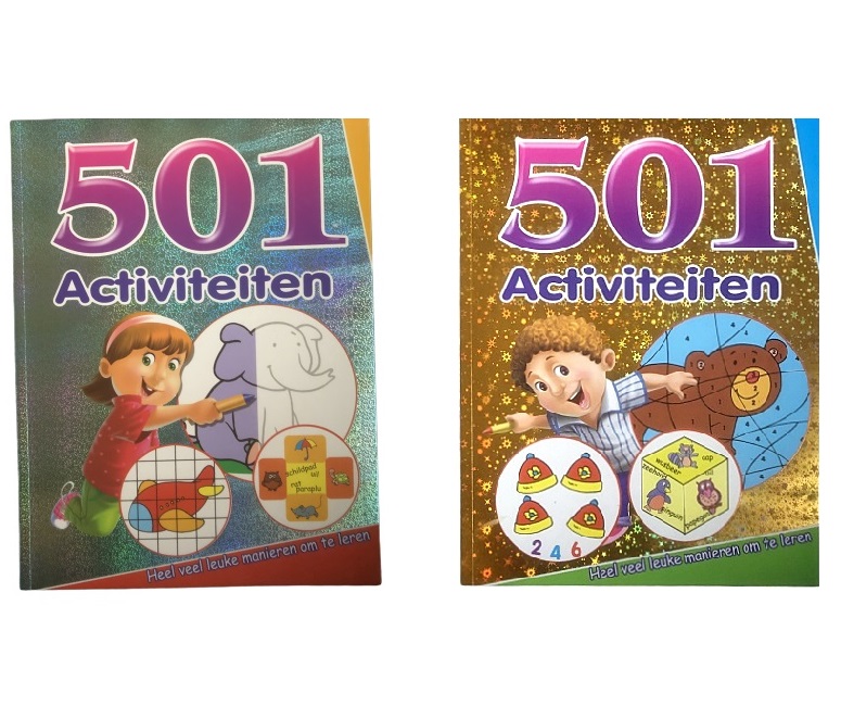 501 Activiteiten Kleurboek