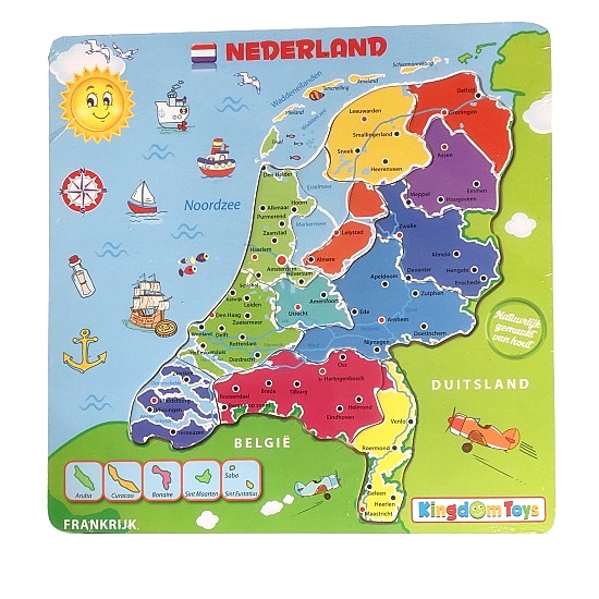 Puzzel Nederland Provincies