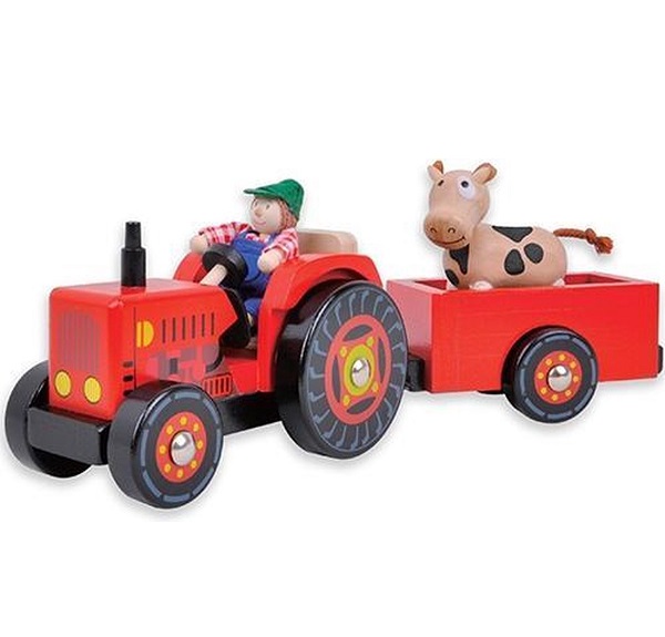 Speelgoed Tractor met Aanhanger