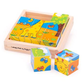 blokkenpuzzel jungle dieren bigjigs