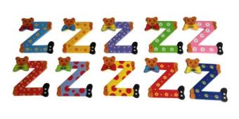 Houten Deurletter Z Klein