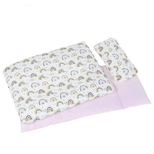 Poppenbedje Dekbedsetje met Matras Rainbow
