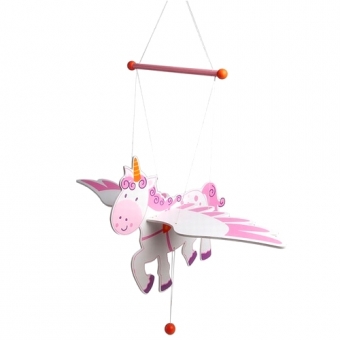 kinderkamer Mobile Vliegende Eenhoorn