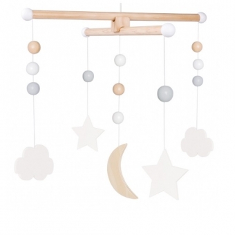 Baby Houten Mobile Wolk