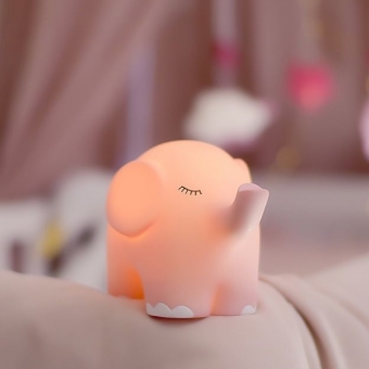 jabadabado Nachtlampje Olifant Roze