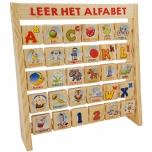 Alfabet aan Rek speelgoed