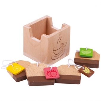 Houten Theezakjes 4 stuks