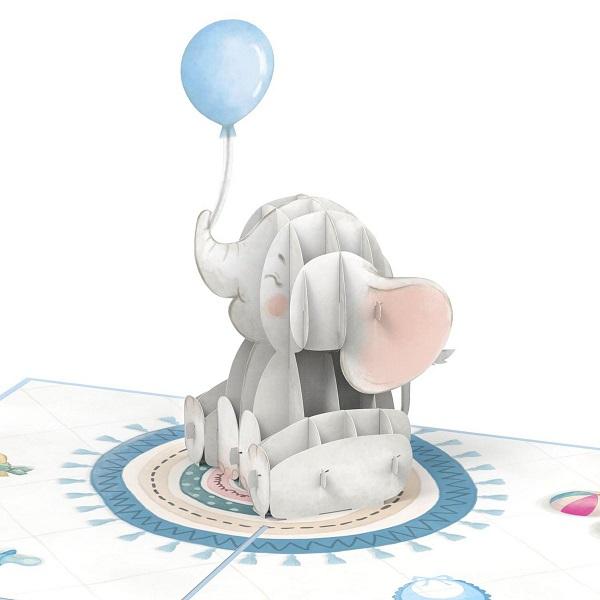 3-d-pop-up-geboortekaart-olifant-blauw