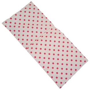 Dekbedsetje Wit Roze Stip