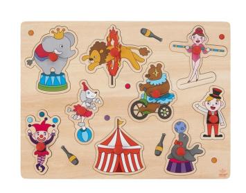 houten knoppuzzel circus
