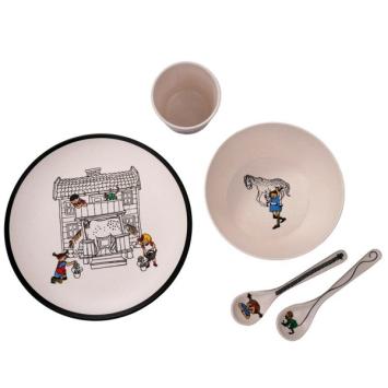 pippi langkous ontbijtset melamine