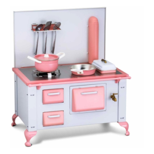 Blikken Fornuisje Wit Roze
