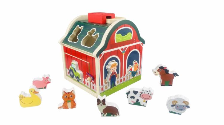 sorteer-vormen-speelhuisje-boerderij