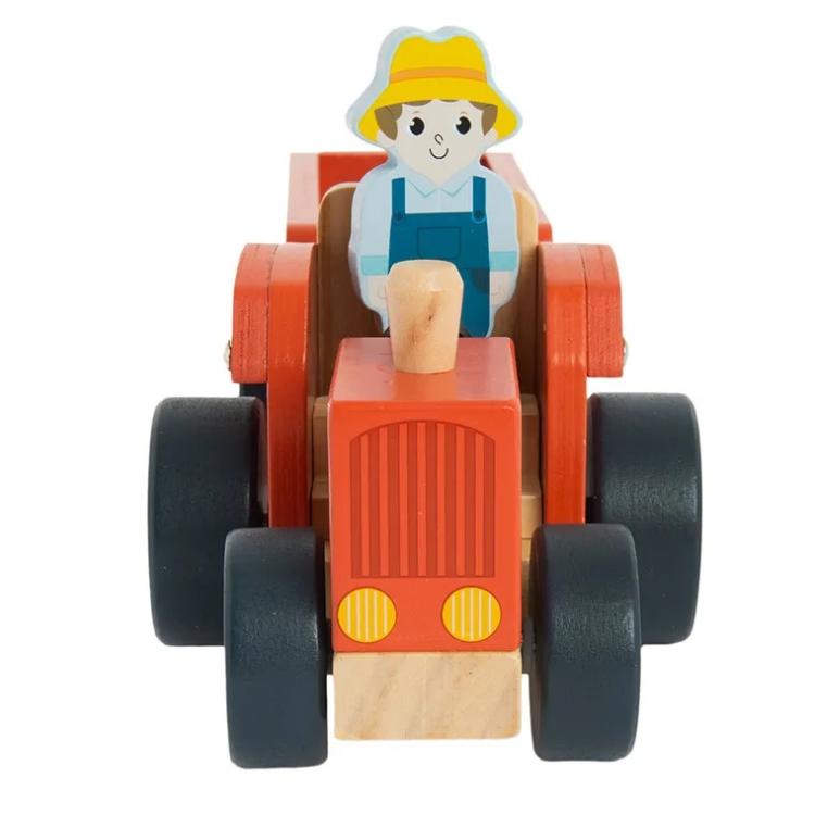 zookabee-rode-speelgoed-tractor-met-aanhanger